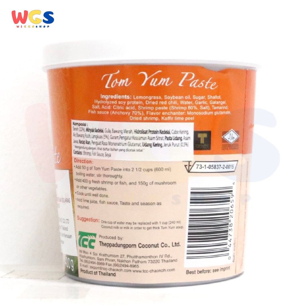 Mae Ploy Thai Tom Yum Paste 400 gr - Bumbu Tom Yum