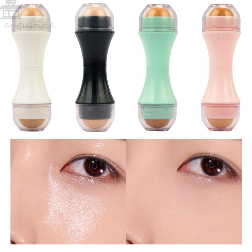 Agustina Batu Vulkanik Roller Wajah Kecantikan Portable Alat Kembung Minyak Perawatan Kulit Wajah Alat Kontrol Minyak Wajah Roller Pijat Wajah