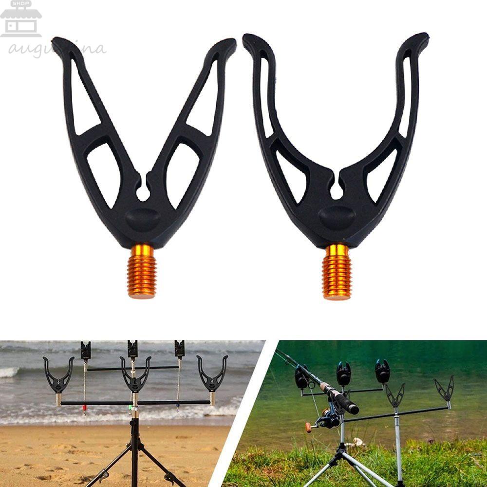 Agustinina Tempat Pancing Untuk Batang Pod Holder Outdoor Fishing Rod Bracket Carp Fishing Stand Aksesoris Pancing Istirahat Kepala