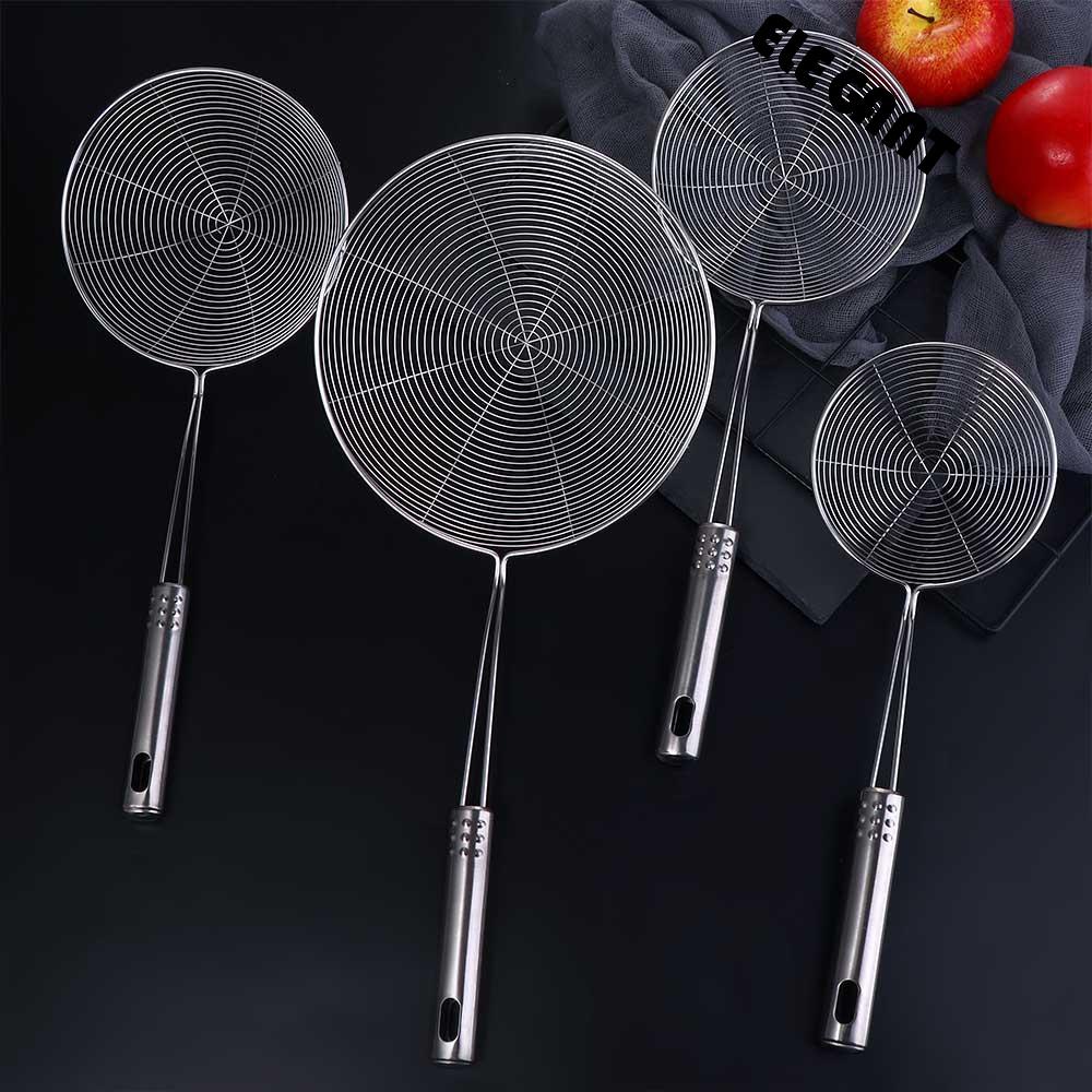 [Elegan] Colander 1Pc Skimmer Peralatan Makan Oval Untuk Dapur Untuk Saringan Oil Pot Makanan