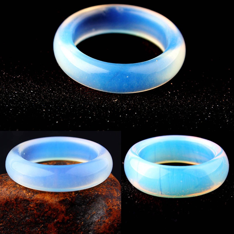 Vintage Vampir Film Perhiasan Melubangi Opal Alami Mata Kucing Cincin Senja Bella Moonstone Cincin Untuk Wanita Hadiah Valentine