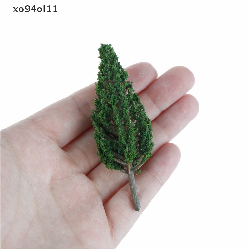 Xo 1X Mini pinetree Fairy Garden Miniatur Lanskap Mikro Resin Kerajinan Dekorasi OL