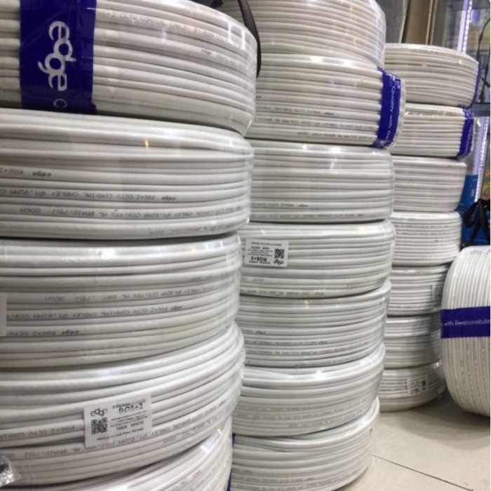 Realpict KABEL CCTV RG59+P EDGE 100M KABEL RG59+P 100M EDGE KABEL RG59+P 100 M