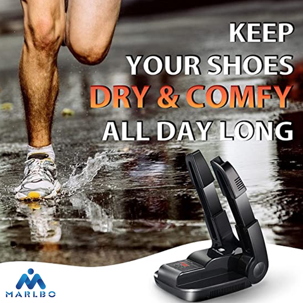 Pengering Sepatu Elektrik Shoe Dryer 200W 220V - QDL-020521 - Black [READY STOCK]