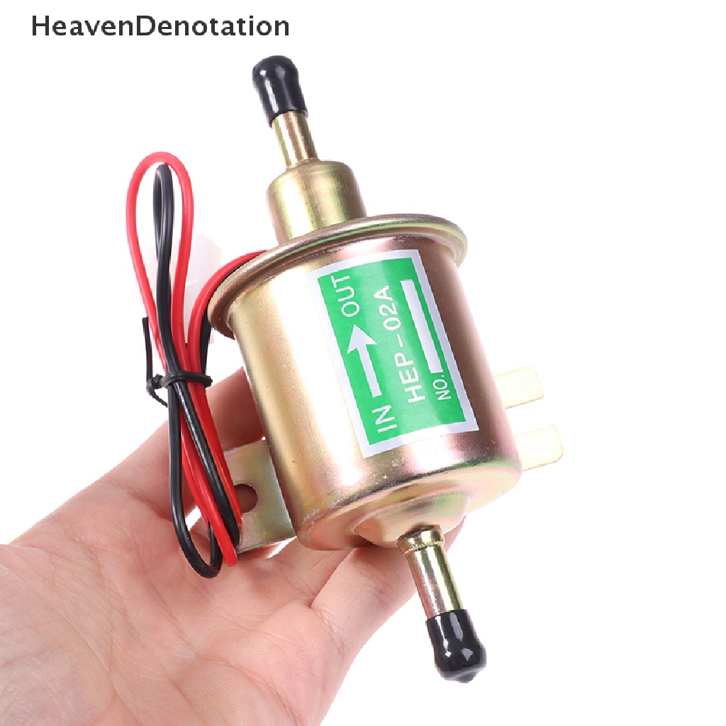 [HeavenDenotation] Pompa Bahan Bakar Listrik Bensin Solar Universal HEP-02A 12V 24V Motor HDV