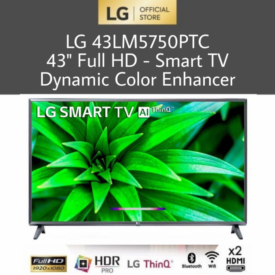 LG Led Smart FHD TV 43 Inch 43LM5750PTC
