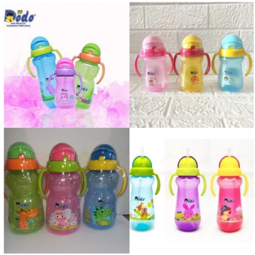 Dodo Bottle Sport Handle Cup Botol Minum | Botol Minum Sedotan Bayi | Training Cup Anak DODO