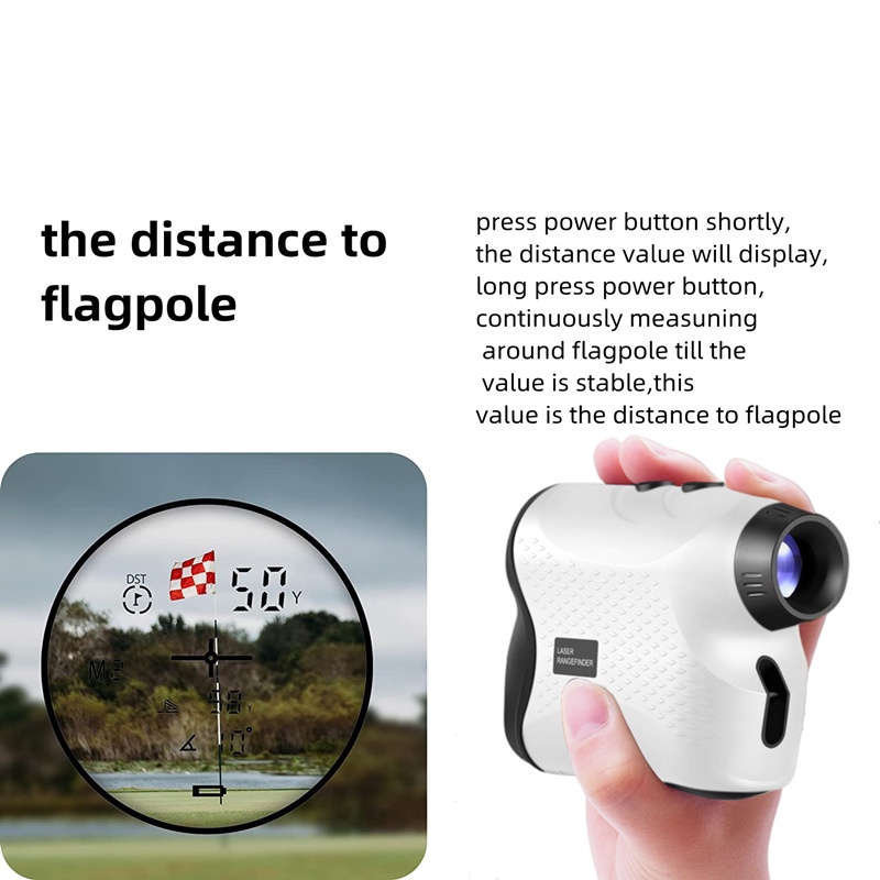 Laser Golf Range Finder Handhold Range Finder Sangat Akurat Monocular High Quality