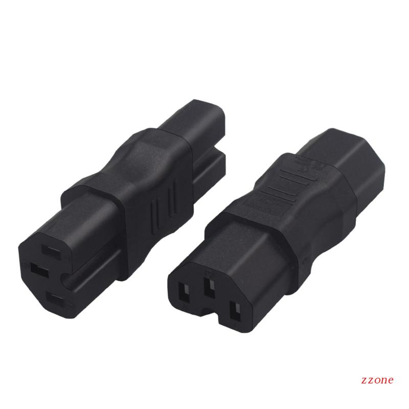 Zzz IEC320 C15 3-pin Connector Interfaces Power Adapter Plug Converter Untuk PDU-Up