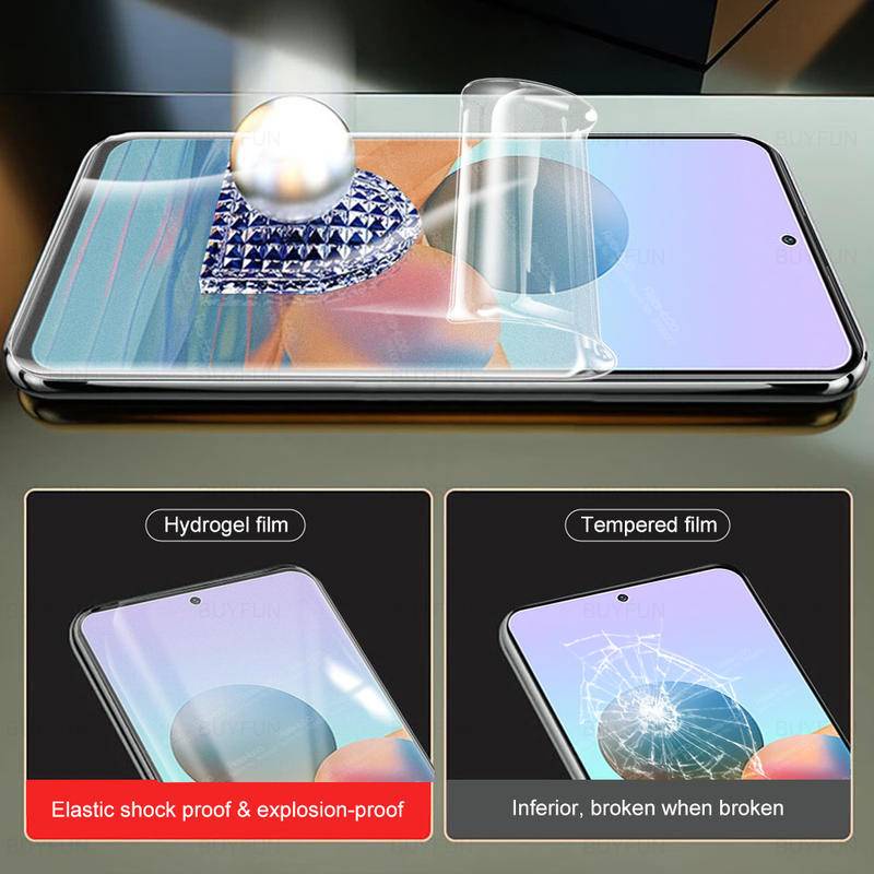 2pcs Hydrogel Matte Film Untuk Xiaomi Redmi Note12 11 11T 11E 10 9 8 7 Pro Plus 9s 11s 11se Anti-Sidik Jari Untuk Redmi K60 K50 Pro Ultra K40S 11 10 10C 10A 9A 9C 9T A1 Plus