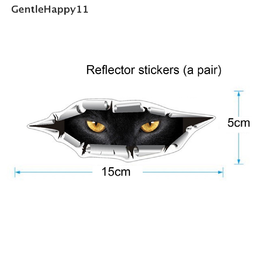 Gentlehappy Sale 3D Car Styling Lucu Mata Kucing Mengintip Stiker Mobil Penutup Anti Air Untuk Mobil id