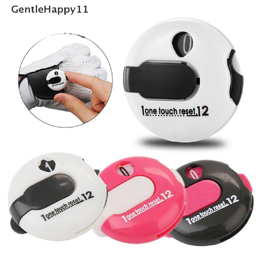 Gentlehappy Topi Golf Bulat Klip Scoring Device Mini Golf Score Stroke Counter Simple id