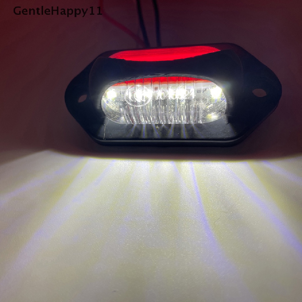 Gentlehappy Lampu Plat Nomor Plat Mobil Truk Trailer LED Universal 12V 24V id