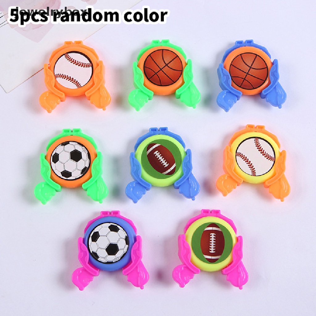 [jewelrybox] 5pcs Mainan Peluncuran Frisbee Sepak Bola Mainan Lalat Untuk Anak-Anak Butik Permainan Luar Ruangan