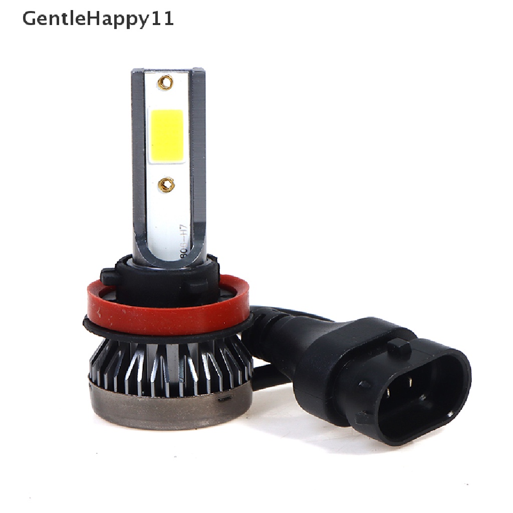 Gentlehappy 1pasang H1 H3 H4 H7 H11 Kit Konversi Lampu LED Mini 16000LM 6000K id