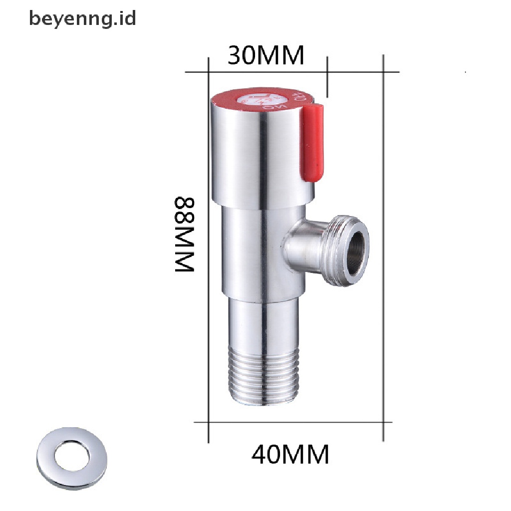 Beyen Angle Stop Valves OFF ON Switch G1/2 Klep Stop Air Untuk Wastafel Toilet Kamar Mandi ID