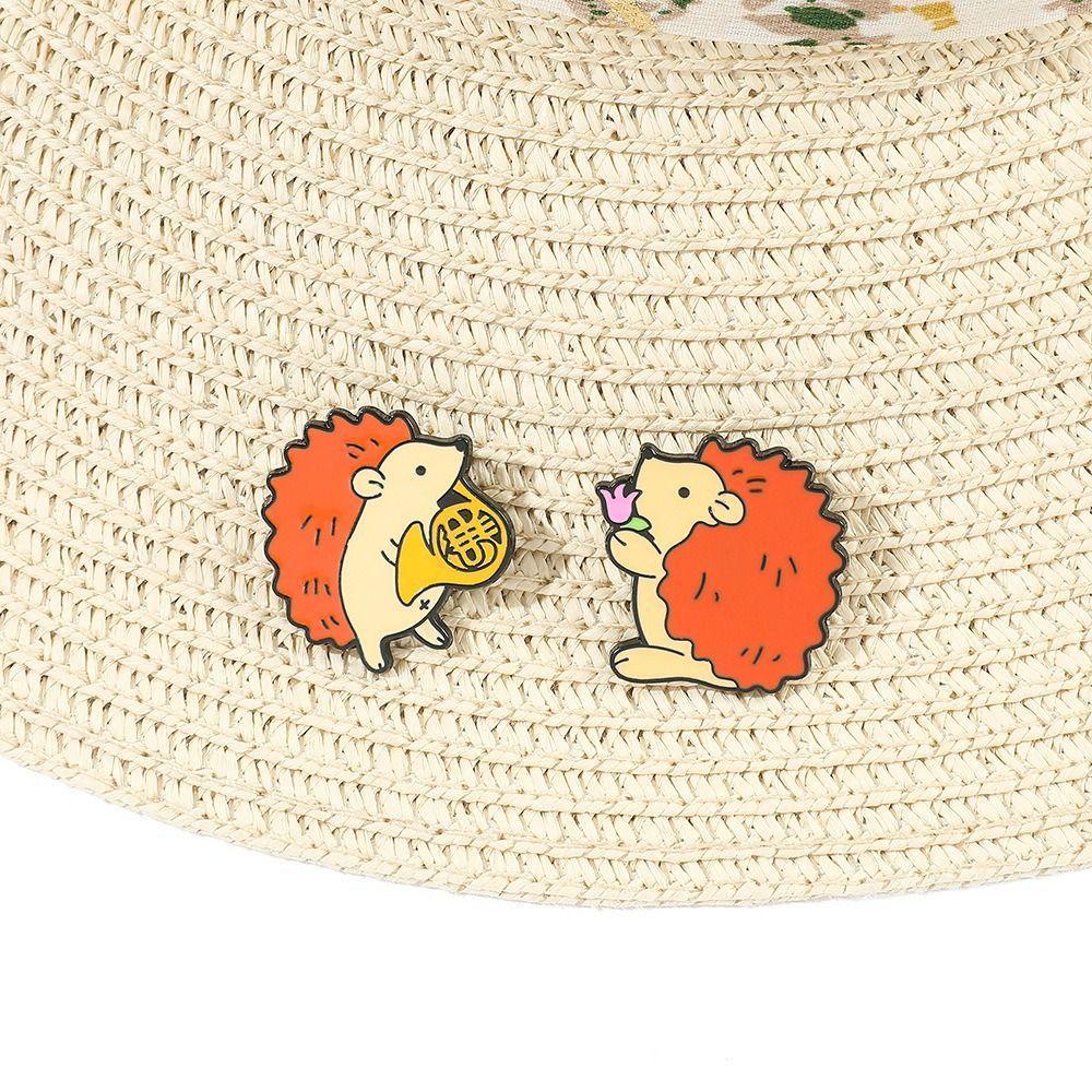 Agustinina Enamel Lencana Gadis Hadiah Gadis Biola Kepribadian Paduan Tanduk Perancis Cat Kue Musisi Audience Pin