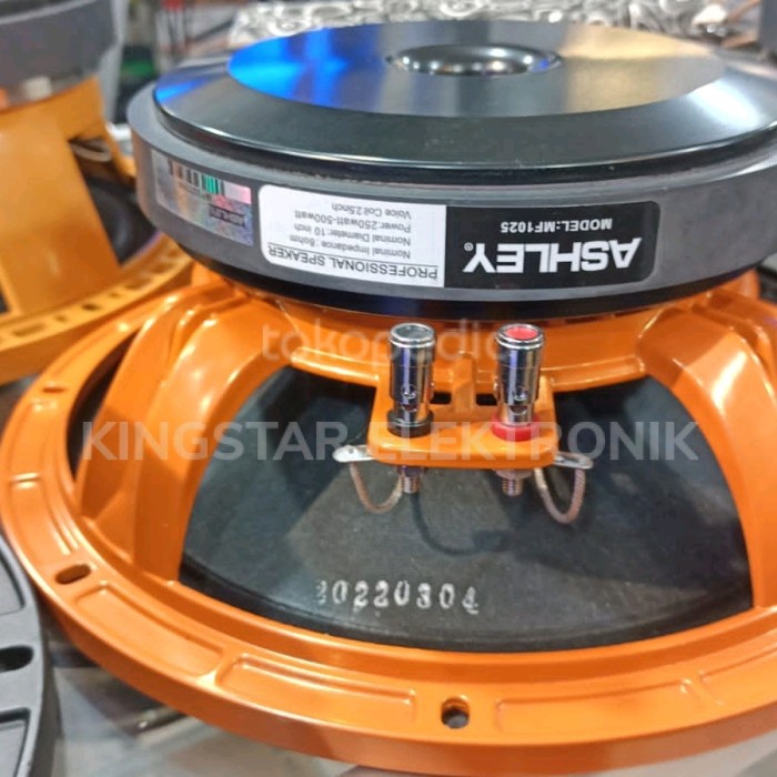Speaker Ashley MF1025 8ohm 250w 500w 10 Inch Mid Middle Midel 10in In