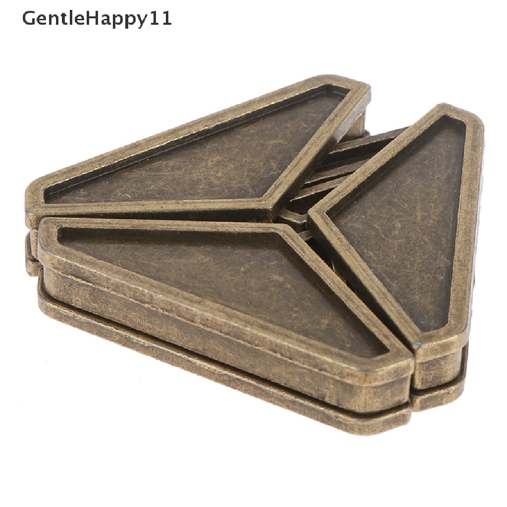 Gentlehappy Bermuda Baru Segitiga Metal Mainan Dewasa Intelektual Membuka Mainan Anak id