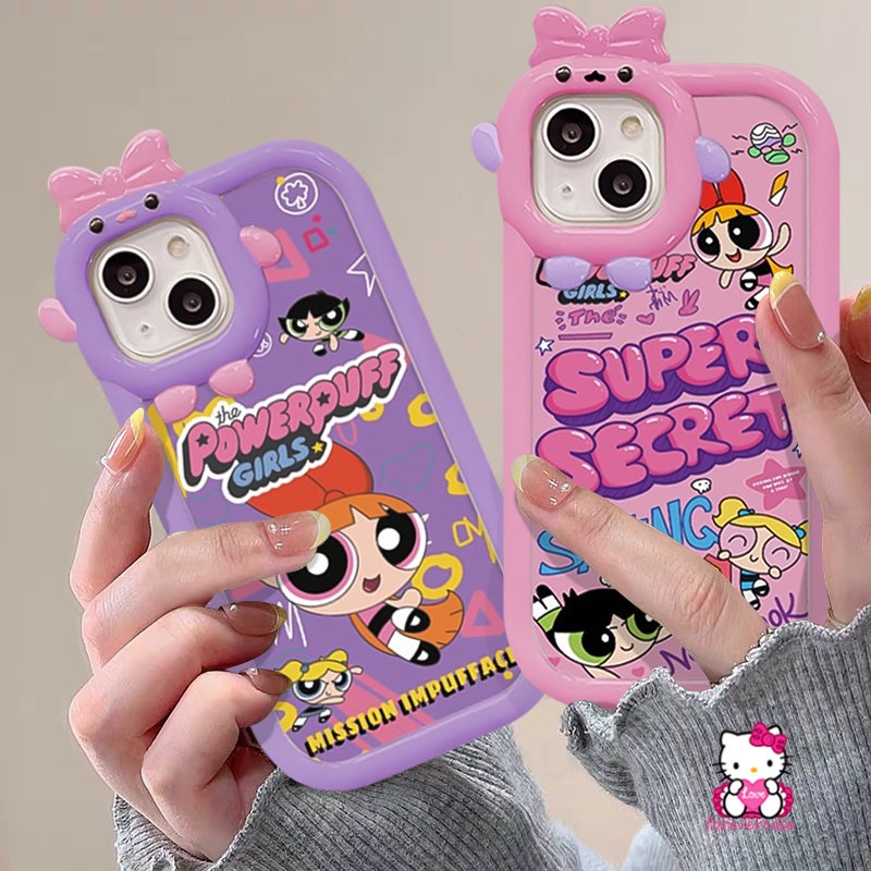 Casing Lensa Monster Kecil Ikatan Simpul 3D Lucu Realme C15 C30 C35 C12 C21Y C21 C31 C11 C20 C25Y C25s C25 C33 C3 C175 9 8 9i 5i 6i 7i 7 5s 9Pro+8Pro Kartun The Super Girls Soft Case