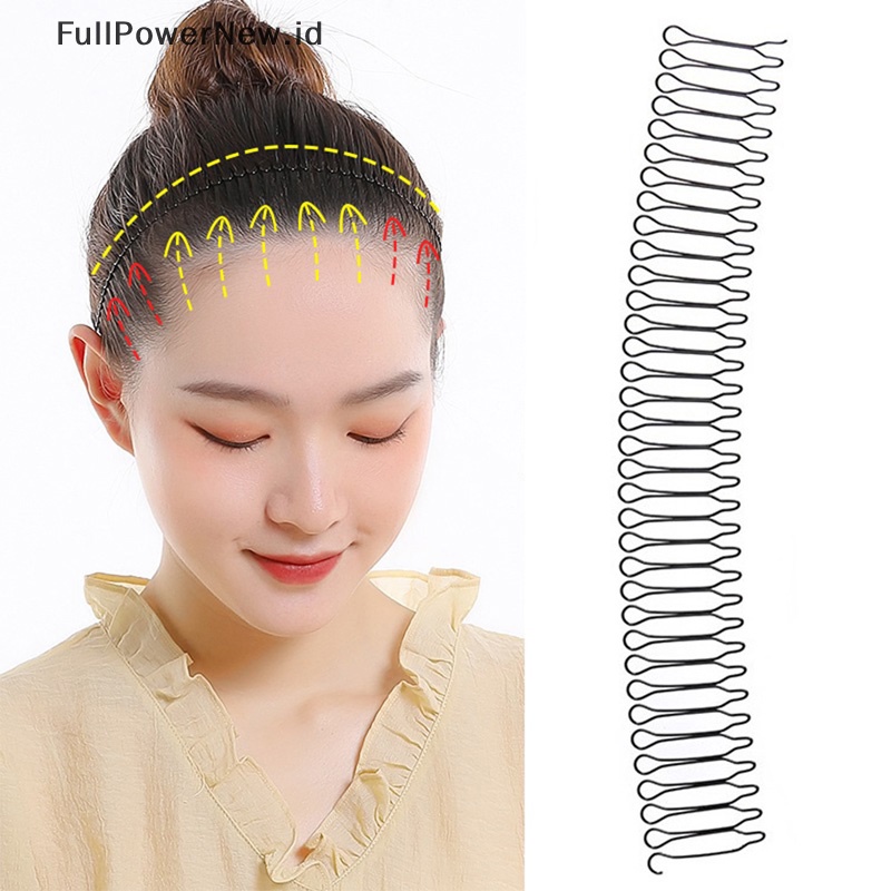 Power Hair Finishing Clip Scrunchie Invisible Comb Gigi Tempat Rambut Tambahan UShape Clip ID