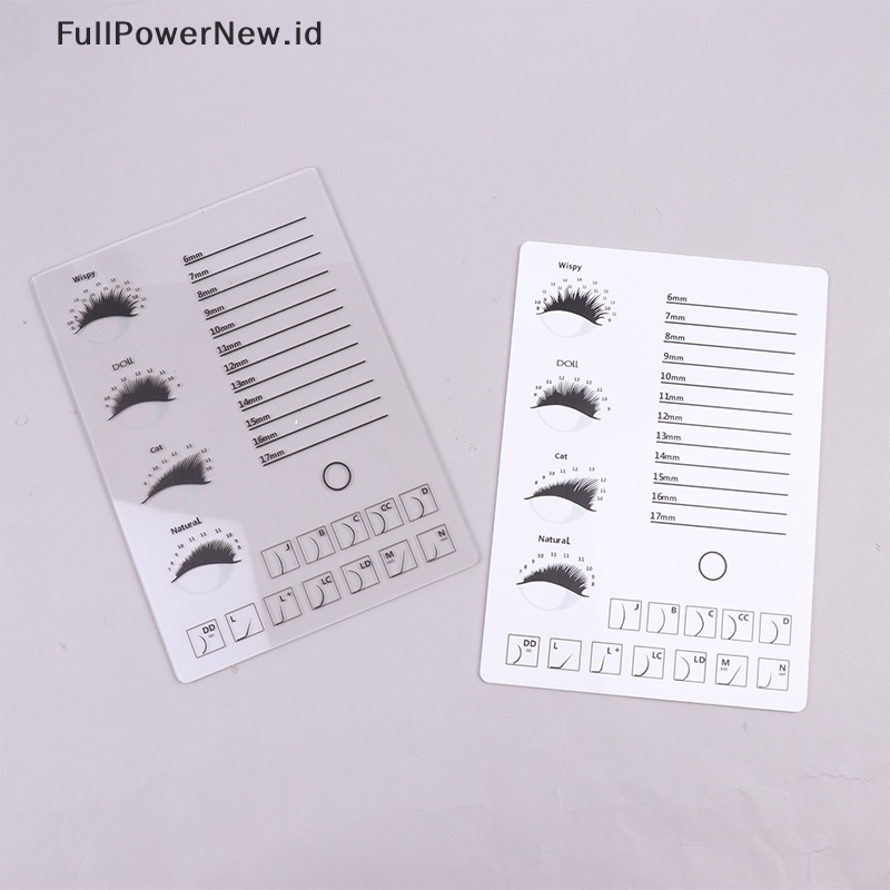 Power 1PC Acrylic Eyelash Holder Pallet Eyelash Extension Lem Pallet Lashes Holder ID