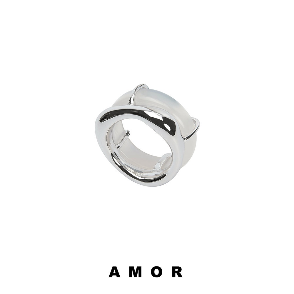 Cincin Ganda Desain Niche Gaya Retro