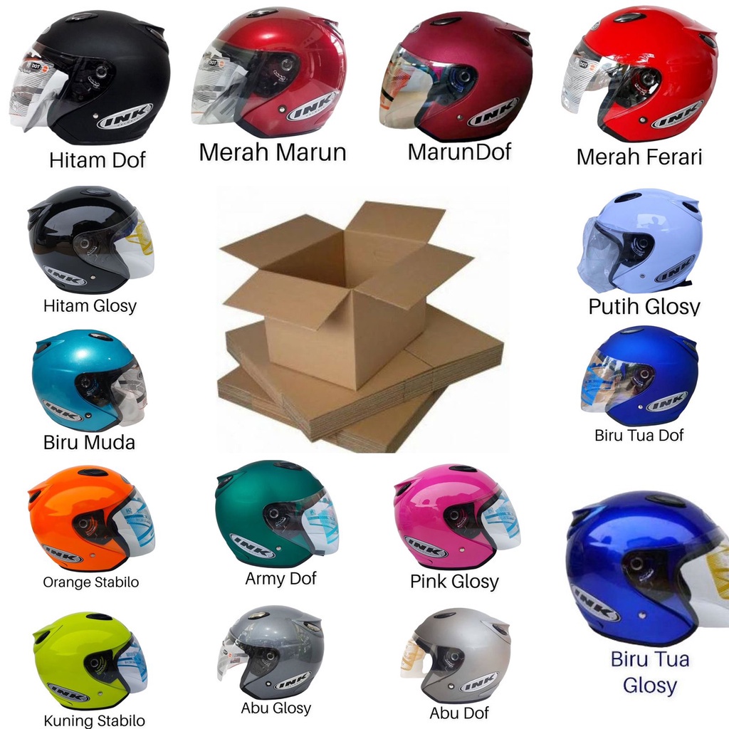 Helm model CENTRO BISA COD bast1 free packing BOX