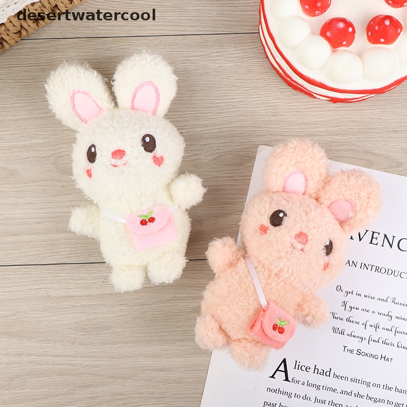 Deid Lovely 13CM Rabbit Stuffed Plush Toy Ransel Boneka Kelinci Gantungan Kunci Liontin Mewah Martijn
