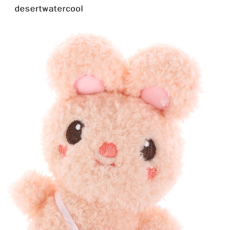 Deid Lovely 13CM Rabbit Stuffed Plush Toy Ransel Boneka Kelinci Gantungan Kunci Liontin Mewah Martijn
