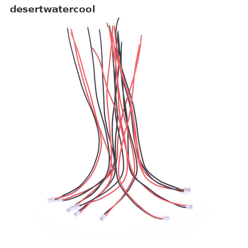 Deid 10Pcs Mini Micro PH 2.0mm JST 2-Pin Male Connector Plug Wires Kabel 200mm Martijn