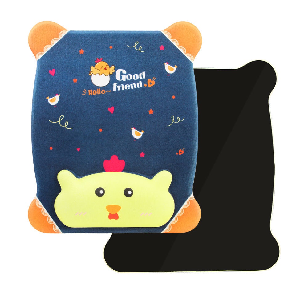 Lucu Kartun Silikon Gelang Mouse Pad Lembut Memory Foam Comfort Wrist Rest Support Mouse Mat