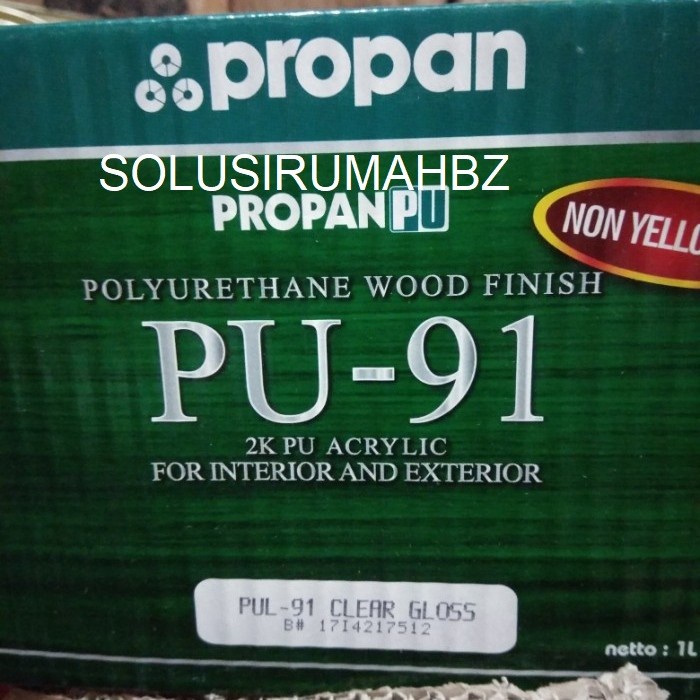 CAT PU PROPAN POLYURETHANT 1LITER SET 1 L 1L BERAT 1.3KG AN POLIURETAN