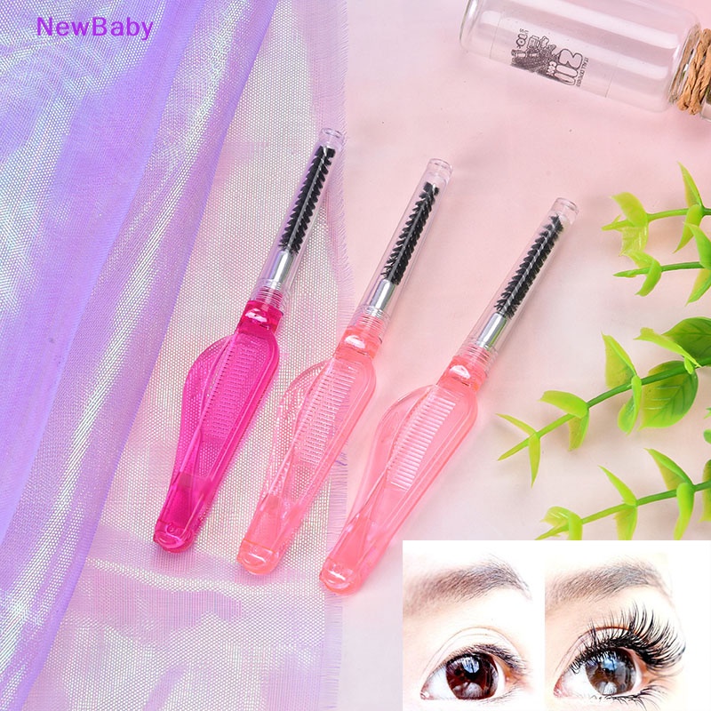 Newbaby 1X eyelash extension Sisir brush lash Alis Kosmetik makeup supply Alat ID