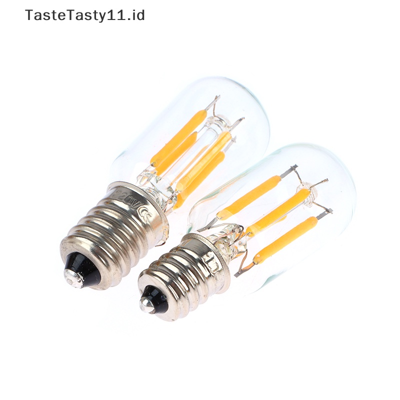 Tastetasty 1Pc T20 2W Dimmable Led Bulbs E12 E14 Tubular Led Filament Lampu Malam Mini.