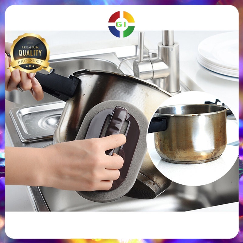 Pembersih Karat Besi Nano Melamine Magic Sponge Black