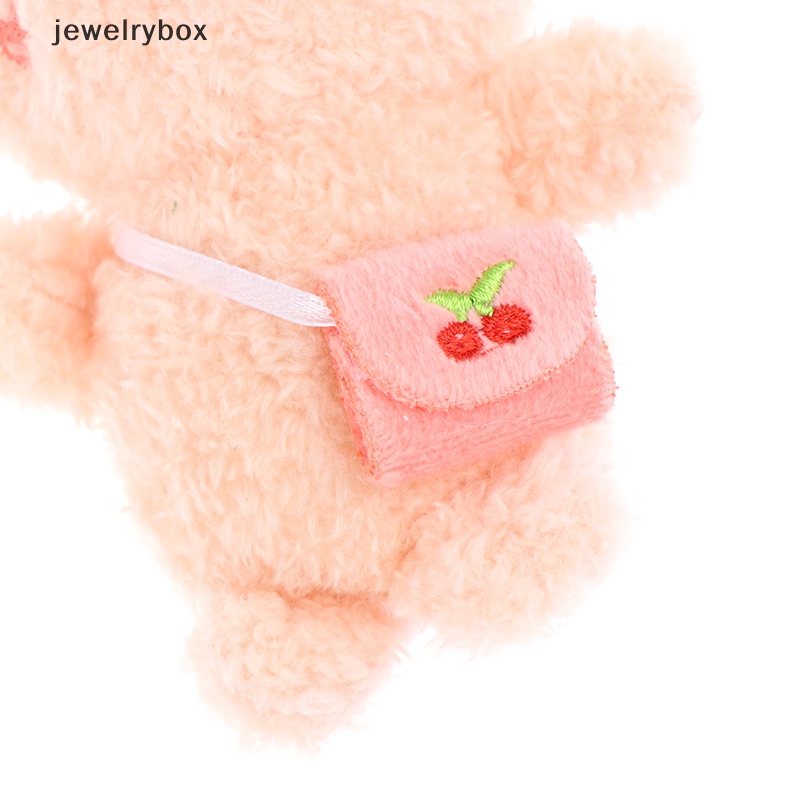 [jewelrybox] Indah 13 cm Kelinci Boneka Mainan Mewah Ransel Boneka Kelinci Gantungan Kunci Liontin Mewah Butik