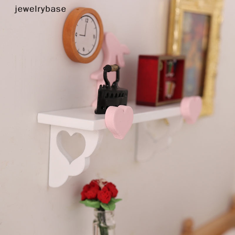 [jewelrybase] 1: 12rumah Boneka Miniatur Rak Model DIY Aksesoris Mainan Hiasan Dinding Dekorasi Butik