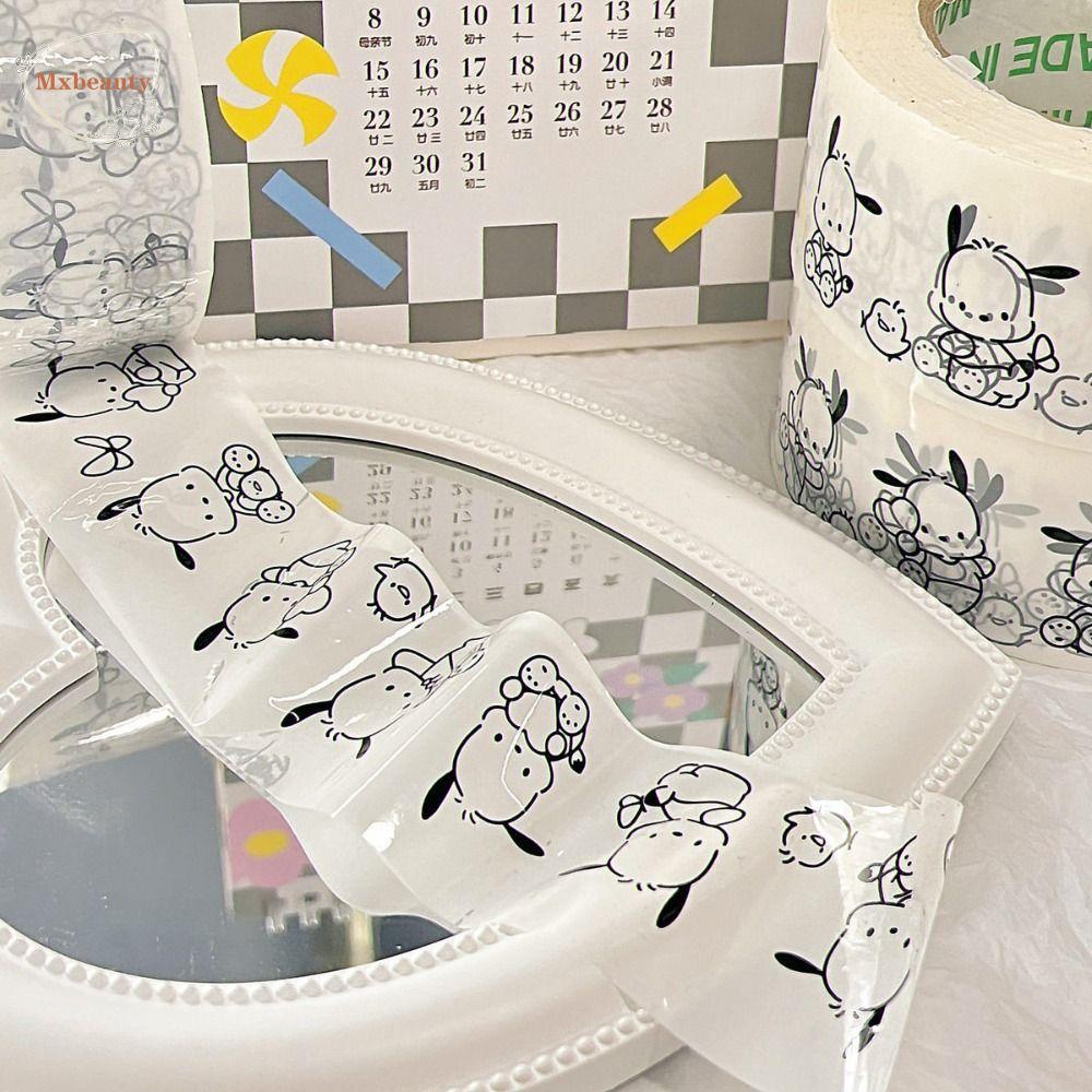 Mxbeauty Express Box Packing Tape Lucu KT Kucing Snoopy Kekuatan Tinggi Pochacco High Viscosity Letter Sealing Tape