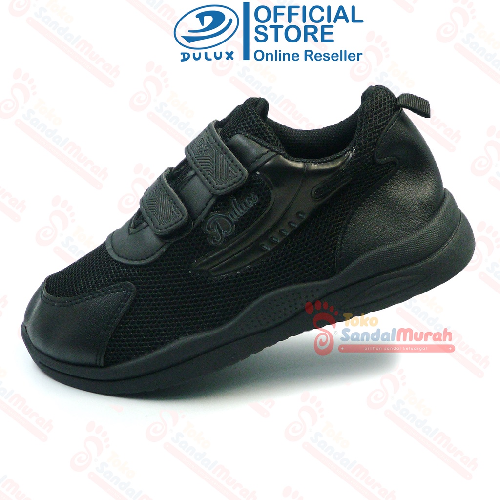 Toko Sendal Murah - Sepatu Sekolah Full Hitam Uk 28 -32 / Sepatu Anak Unisex Model Prepet / Sepatu SD Anak Nyaman [Toko Sendal Murah BX 8050 Hitam]