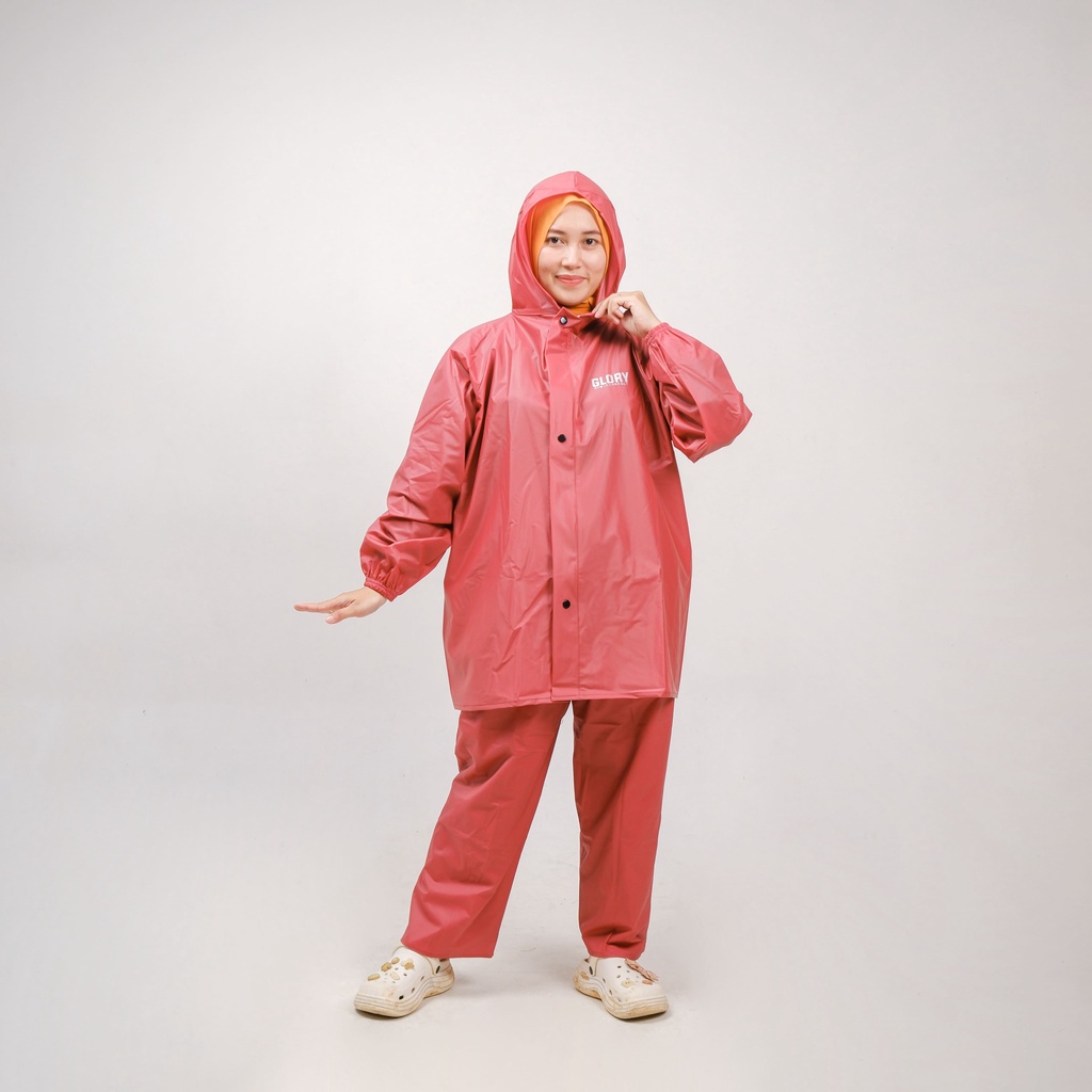 [TERMURAH] JAS HUJAN RAINCOAT Terbaik Pria Wanita BY GLORY Anti Rembes dan Tahan Lama