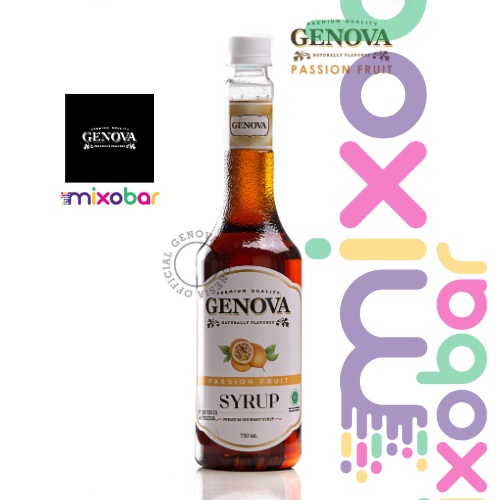 

Genova Syrup Passion Fruit 750ml l Sirup Minuman