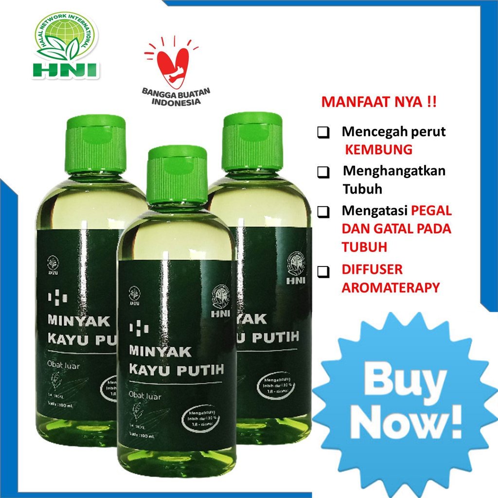 HNI HPAI - Minyak Kayu Putih Ambon Diffuser Aromatherapy Eucalyptus Disinfectant obat Gatal Anti Vir