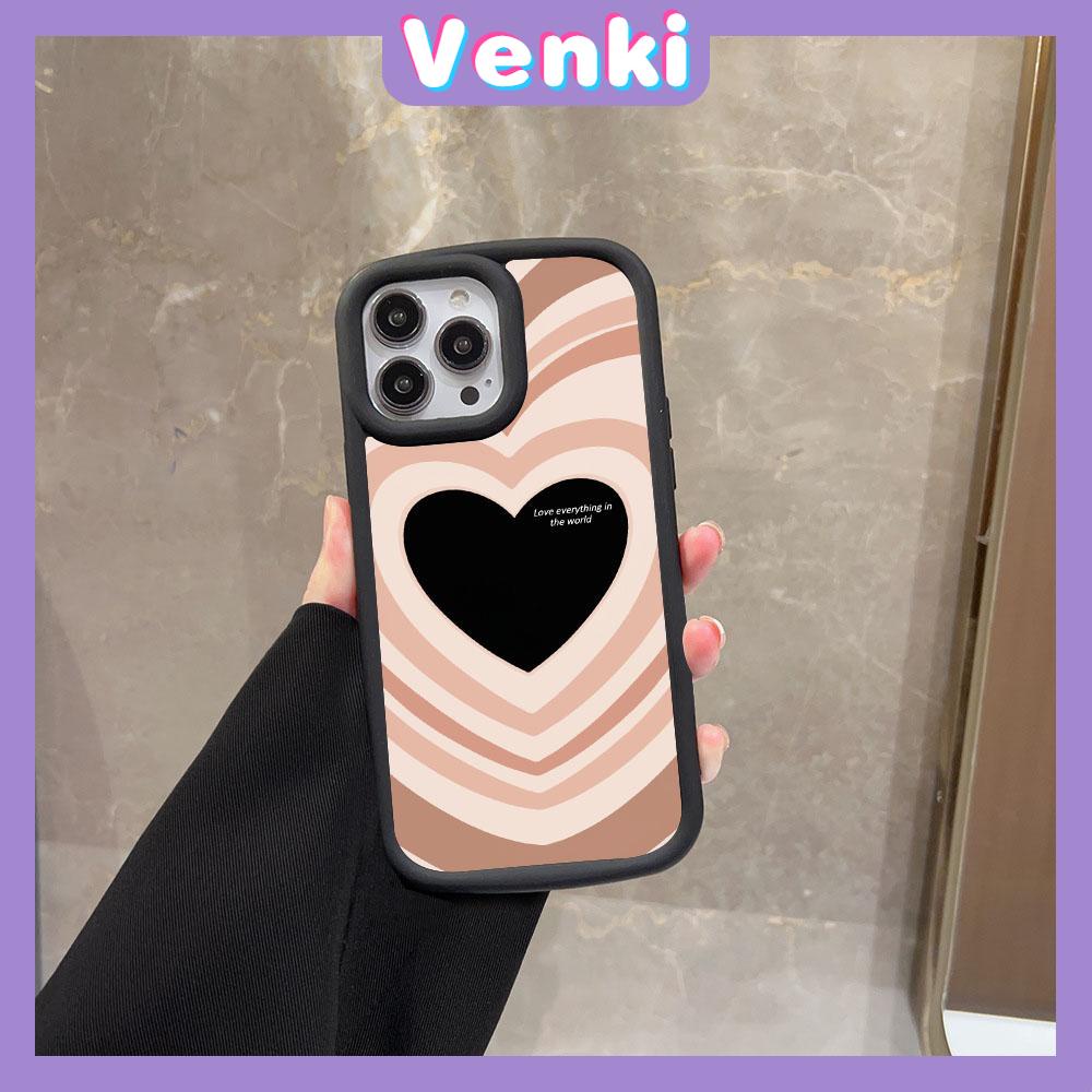 VENKI - For iPhone 11 Case Large Hole Frosted Blister TPU Soft Case Shockproof Protective Camera Heart Compatible with iPhone 14 13 Pro max 12 Pro Max 11 xr xs max 7Plus 8Plus