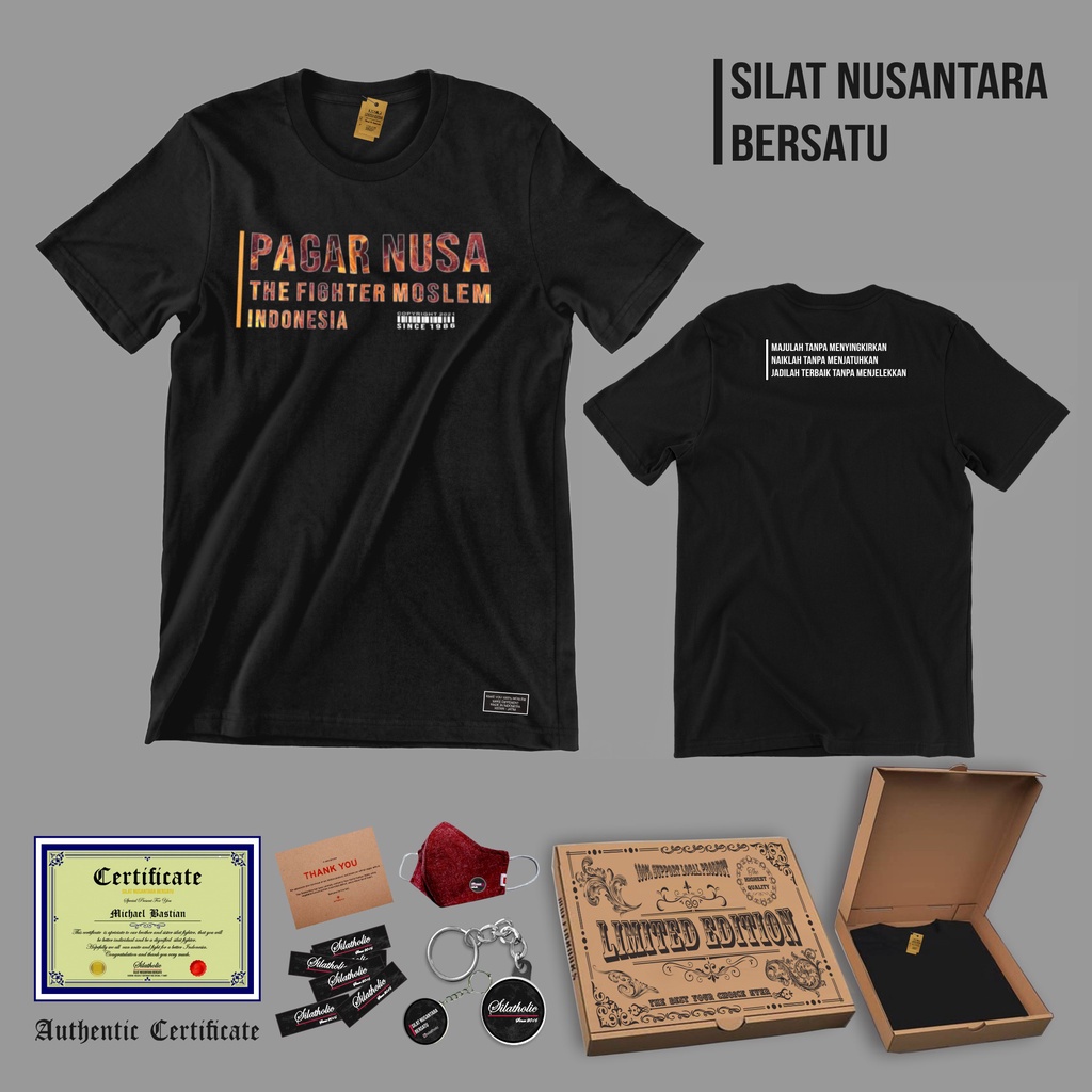 Kaos Pagar Nusa Distro Pn Arpansa Trisula  Kode Pn Fire