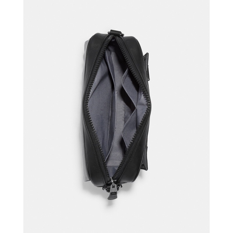 CH Track Crossbody In Blocked Signature Canvas (C 9839) new arrival