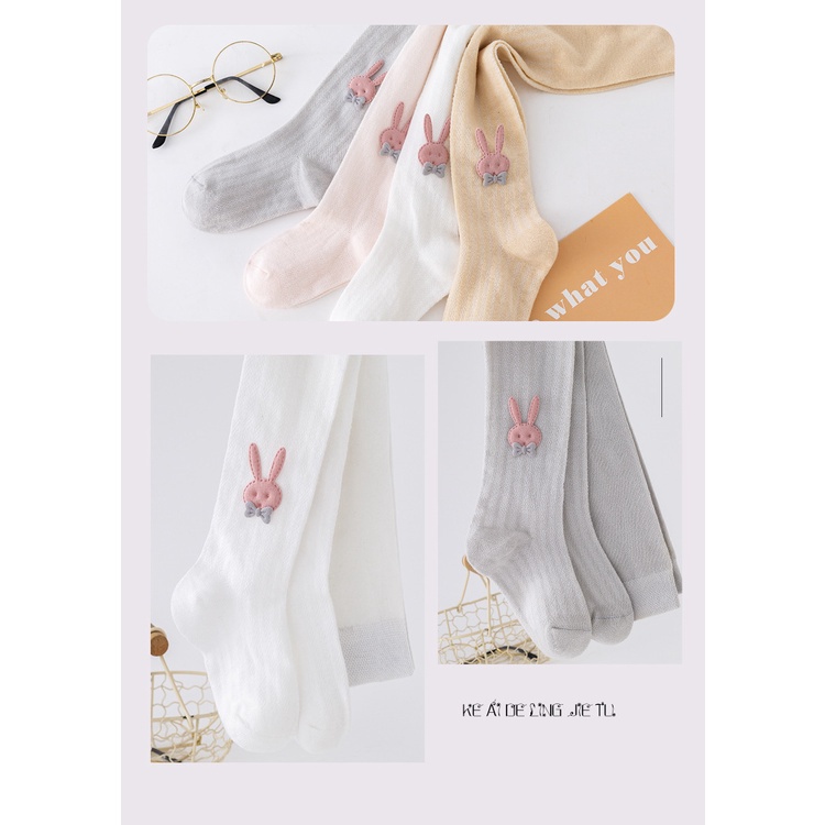 (LGZ KELINCI) Pantyhose anak perempuan dan kaus kaki stocking katun ikatan simpul jala tipis import