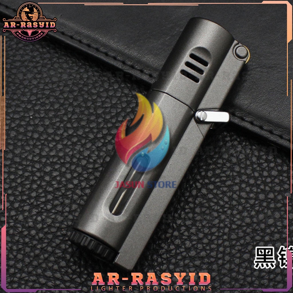 BISA COD! Korek Api Roda Triple Las Gas Aomai Lighter AM7109 TERBARU