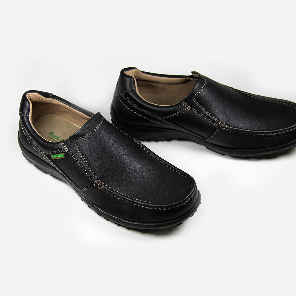 Rockvalley  CANYON | Sepatu Slip On Pria N92 023 - HitamRAMAYANA JAKTIM