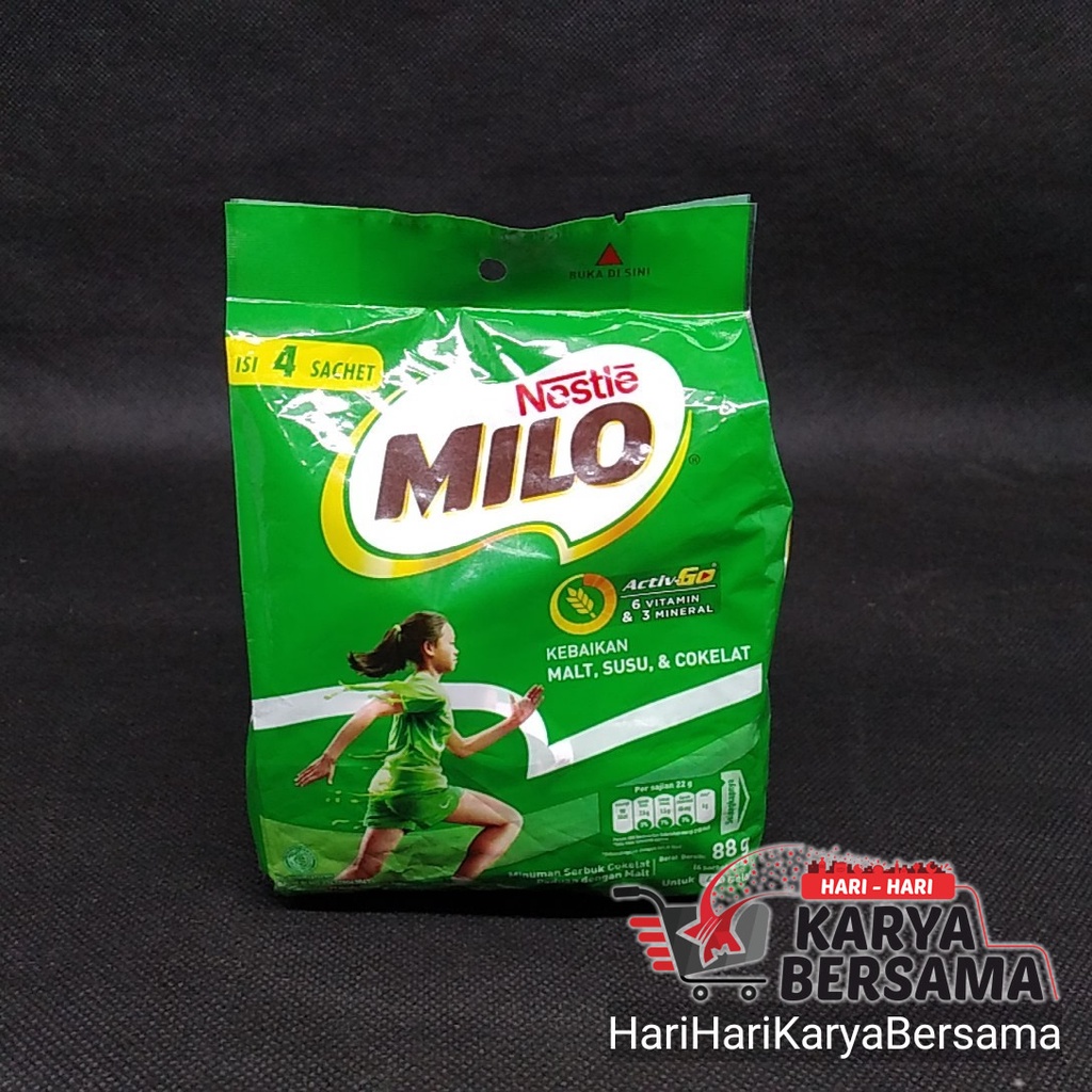 

NESTLE BUBUK MILO ACTIV-GO PACK ISI 4'S X 22GR